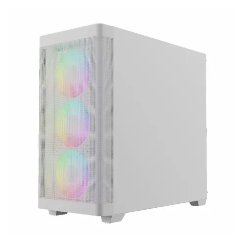 CASE GAMDIAS ATHENA M3 WHITE ARGB – MID TOWER | 4 FAN ARGB PWM | HỖ TRỢ E-ATX